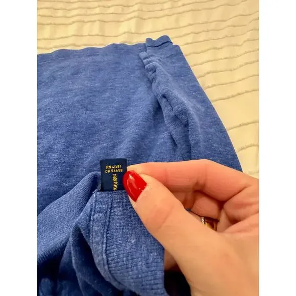 Polo Ralph Lauren Polo Shirt Men’s Large Blue 100% Cotton Americana Preppy - Picture 16 of 16